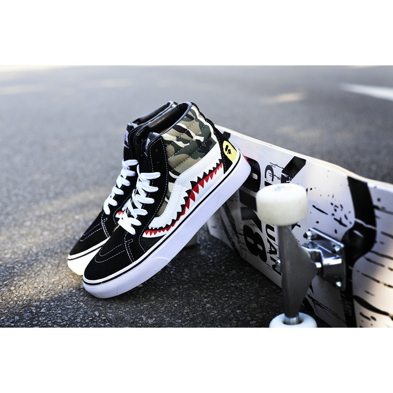 vans shark shoes