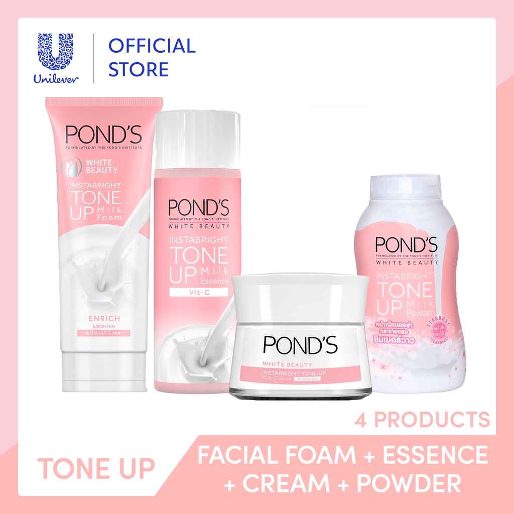 ponds instabright tone up facial foam