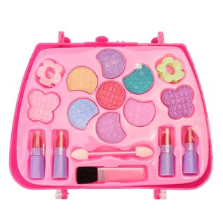 Kids Girl Makeup Set Eco-friendly Cosmetic Pretend Play Kit Princess ...