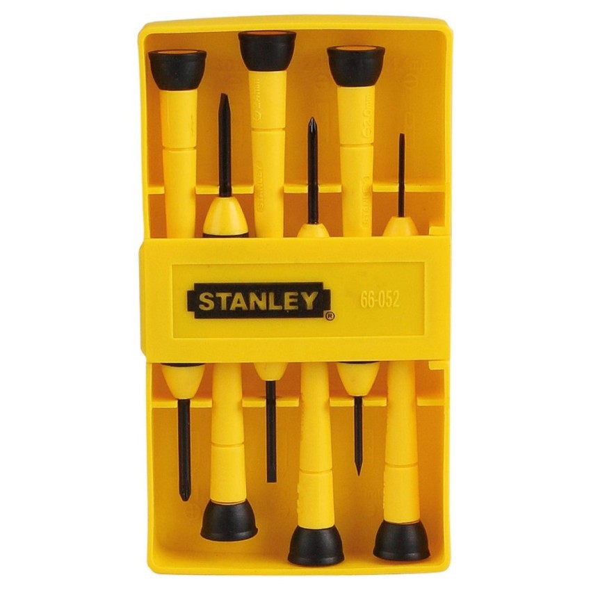 STANLEY PRECISION SCREWDRIVER SET 6pcs/yellow case Shopee Philippines