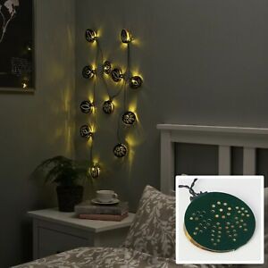 Ikea Strala Led Lighting Chain With 12 Fairy Lights Battery Operated Green W Free Ikea Batteries Shopee Philippines