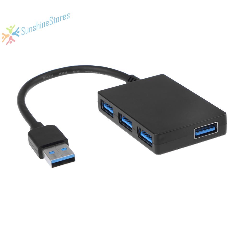 ss*USB 3.0 HUB 4 Port 5Gbps Super Speed Plastic USB Hub ...