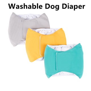 [XS-XL] Waterproof Pet Dog Physiological Pants Reusable Puppy Dog Diaper Washable Dog Panty Male Dog