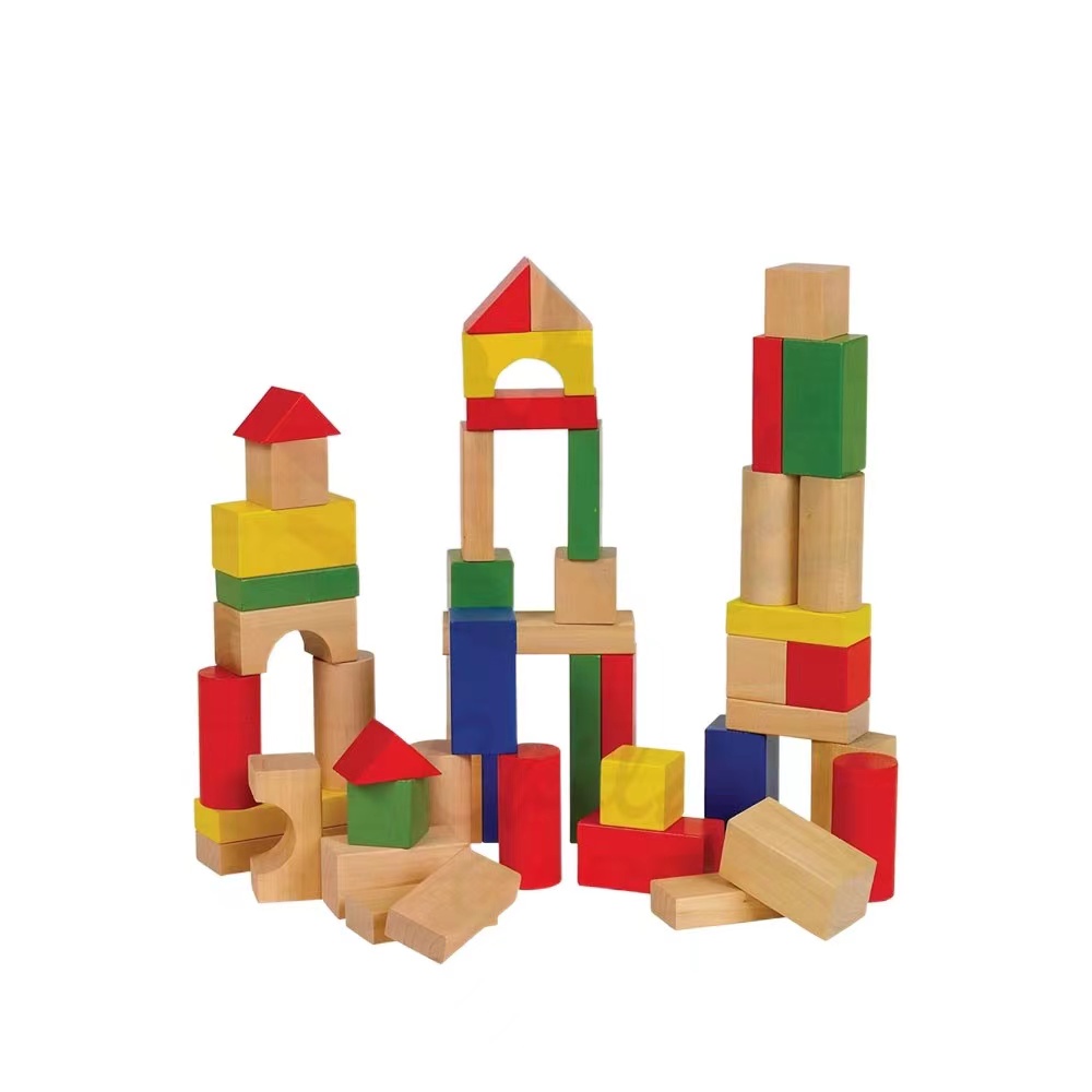 J King #Wooden Building Blocks Lilong Toys 26 Pieces For Kids Children ...