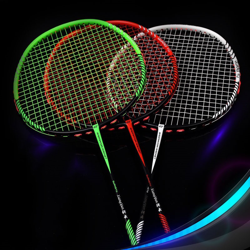 Full Carbon 6U Professional Badminton Racket 2430lbs G4 Ultralight
