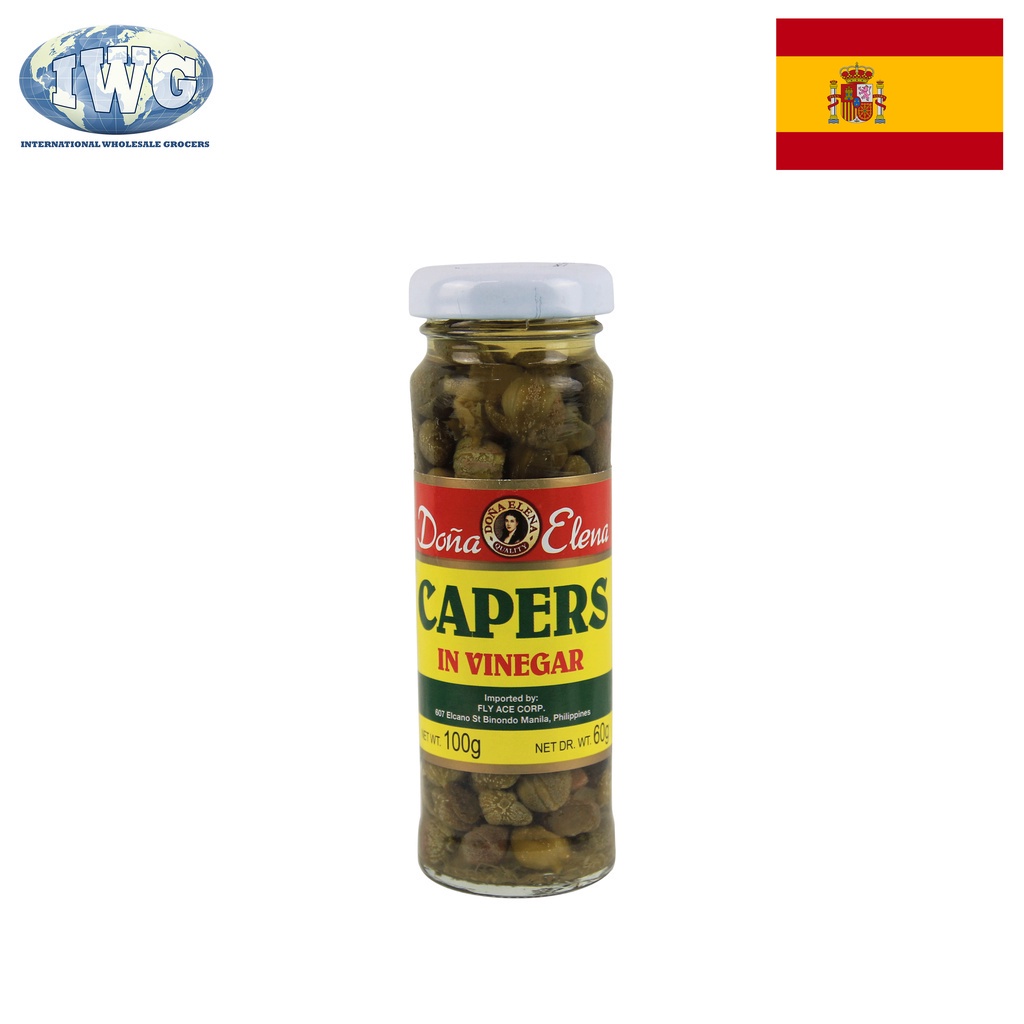 Food & Beverage IWG DOÑA ELENA Capers in Vinegar 100g Shopee Philippines