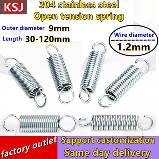 Wire Dia 1.4mm Expansion Extension Tension Spring Extending Springs 65 Mn Steel 