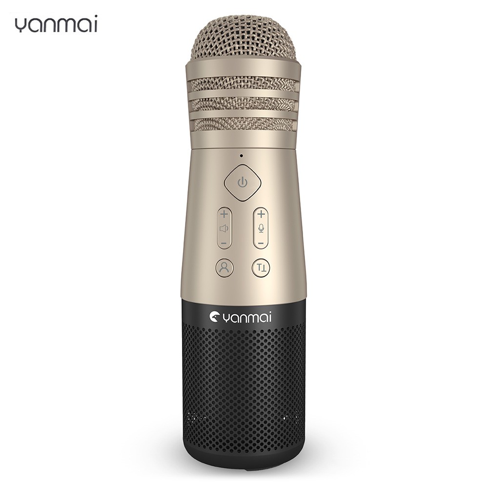 handheld microphone with built in speaker