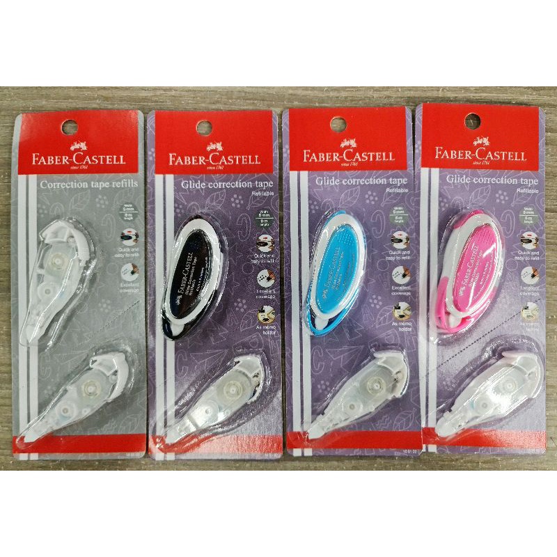 FABER CASTELL GLIDE CORRECTION TAPE/REFILL Shopee Philippines