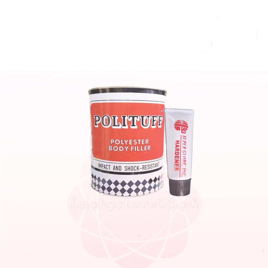 Polituff Body Filler With Hardener (Pang masilya) 1Liter Shopee