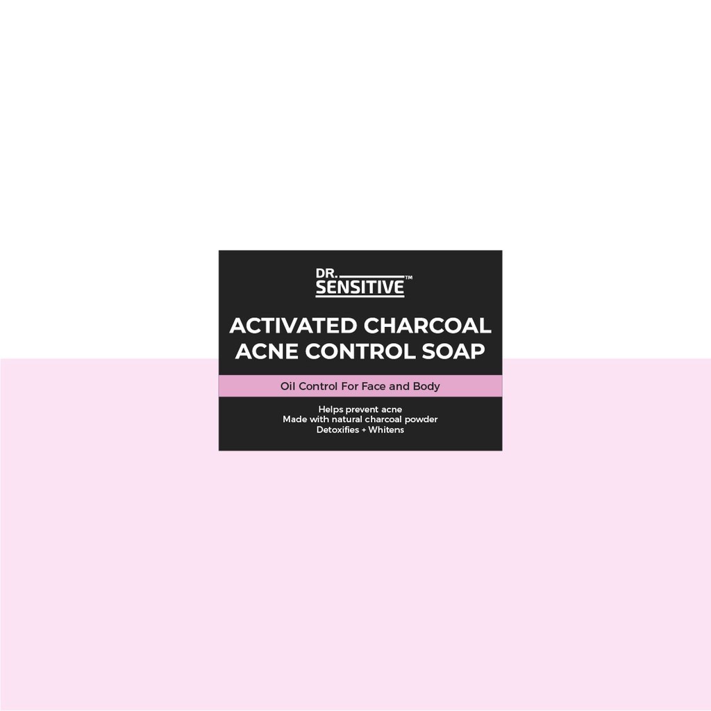 dr sensitive activated charcoal acne control soap