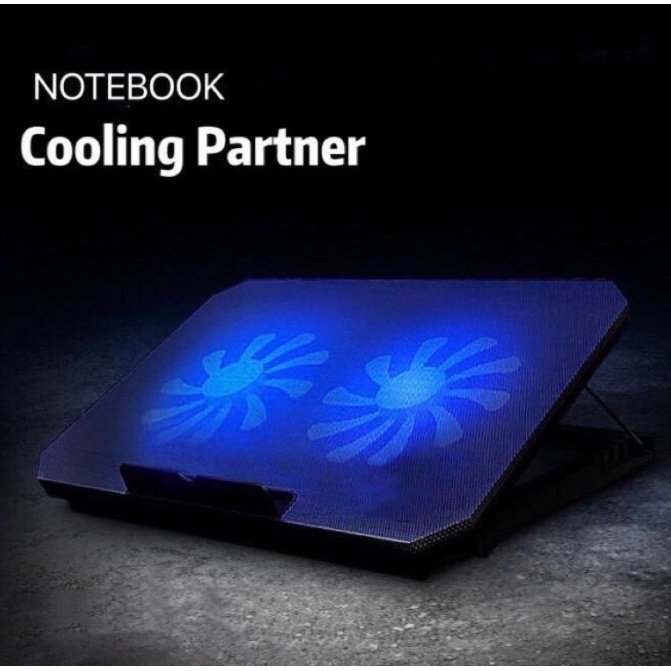 Cooling Pad for Laptop 9”17” N99 Cooler Pad Stand Dual Fan Shopee