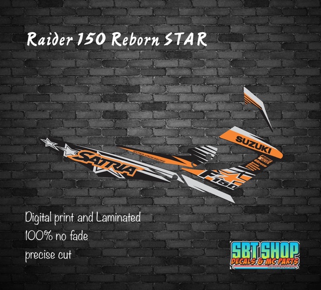 Raider150 Decals Star Shopee Philippines