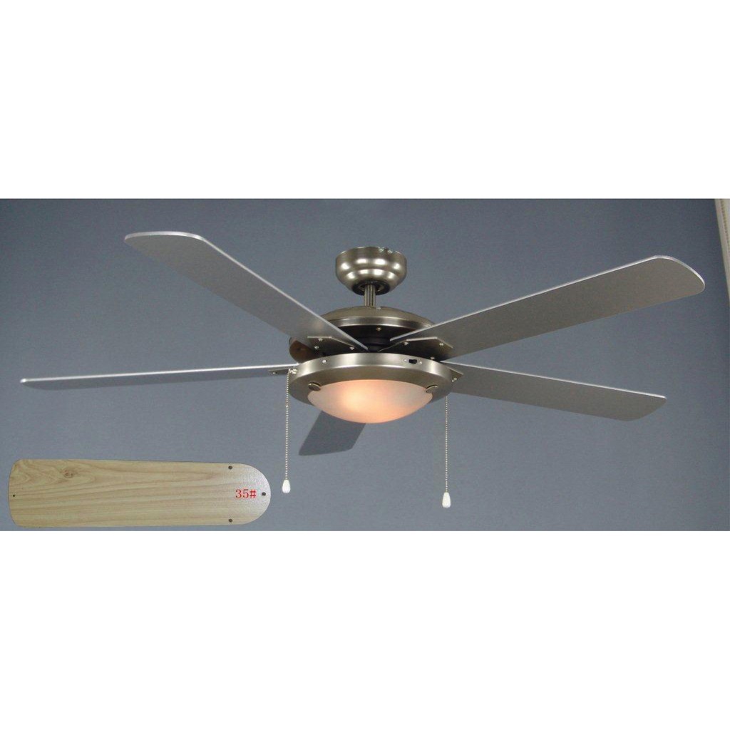 Canarm Modern 52in Brushed Nickel Ceiling Fan Shopee Philippines