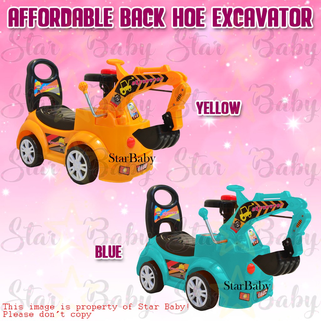 backhoe toy car