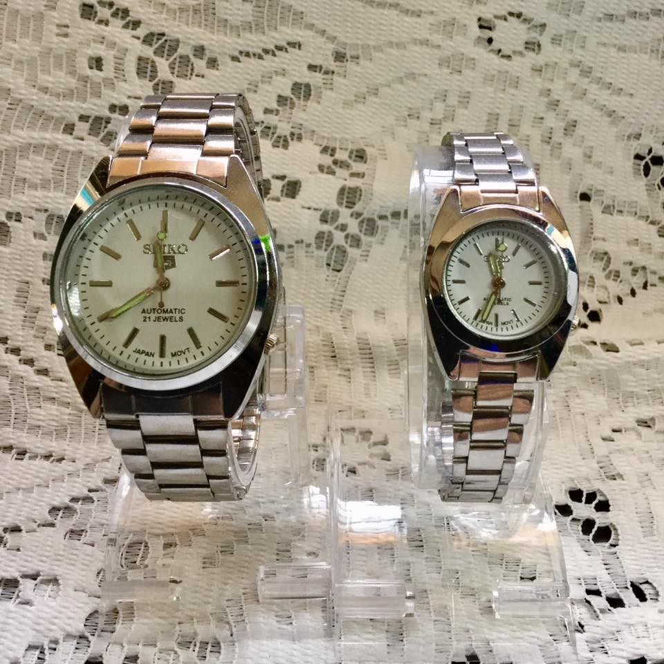 seiko 5 automatic couple watch