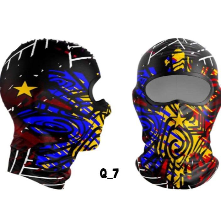 BALACLAVA MASKS FULL MASK MOTORCYCLE RIDER MASK FULL SUBLIMATION Q SERIES PART 2