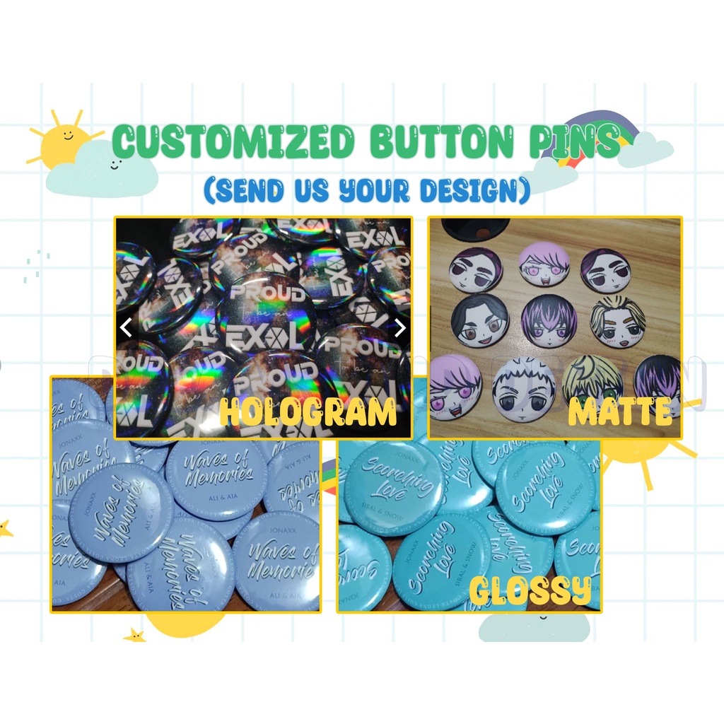 Personalized Button Pin | Shopee Philippines