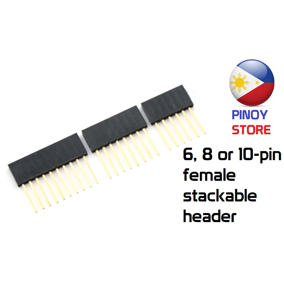 Stackable Pin Header 2.54mm pinheader arduino shield single row header ...
