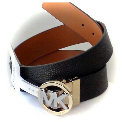 black and gold michael kors belt