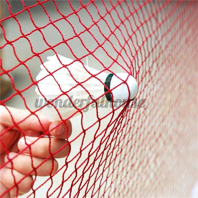 6.1*0.76m Tennis Beach Net/ Red/Green Height Badminton Volleyball Tennis Beach Net Set Indoor Outd #2
