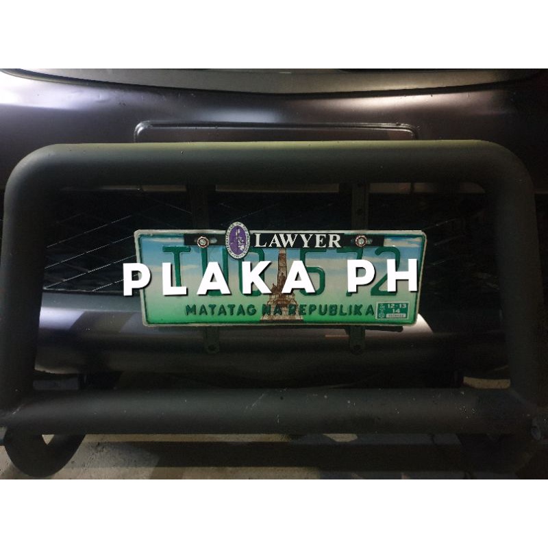 Lawyer Plate badge sold by pair Shopee Philippines