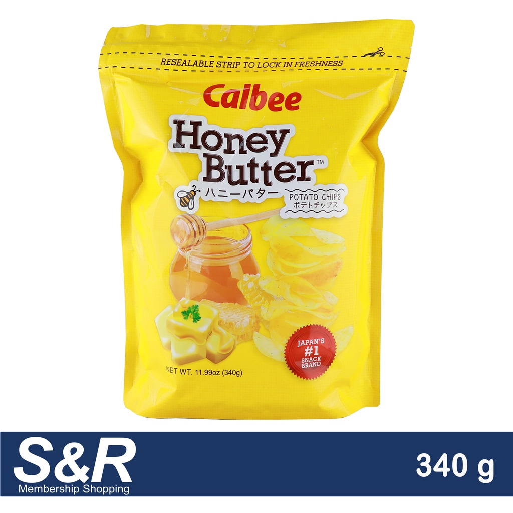 Calbee Honey Butter Potato Chips 340g Shopee Philippines