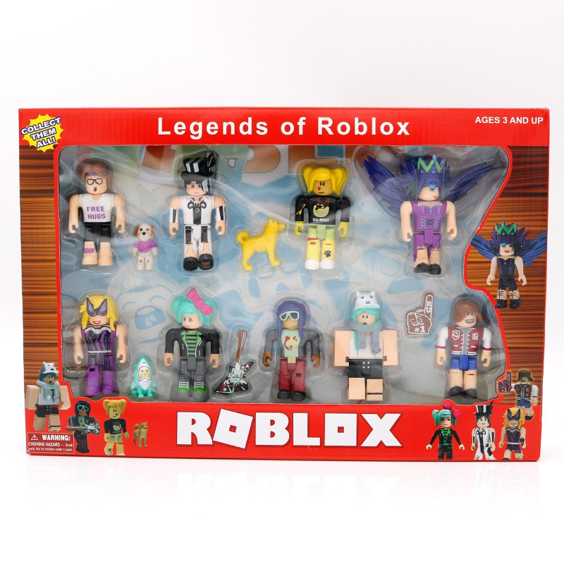 Kids Building Block Doll Roblox Figures 9pcs Set Pvc Game Legends Of Roblox Toy Gift Shopee Philippines - 9pcset legends of roblox figures pvc game roblox toy mini