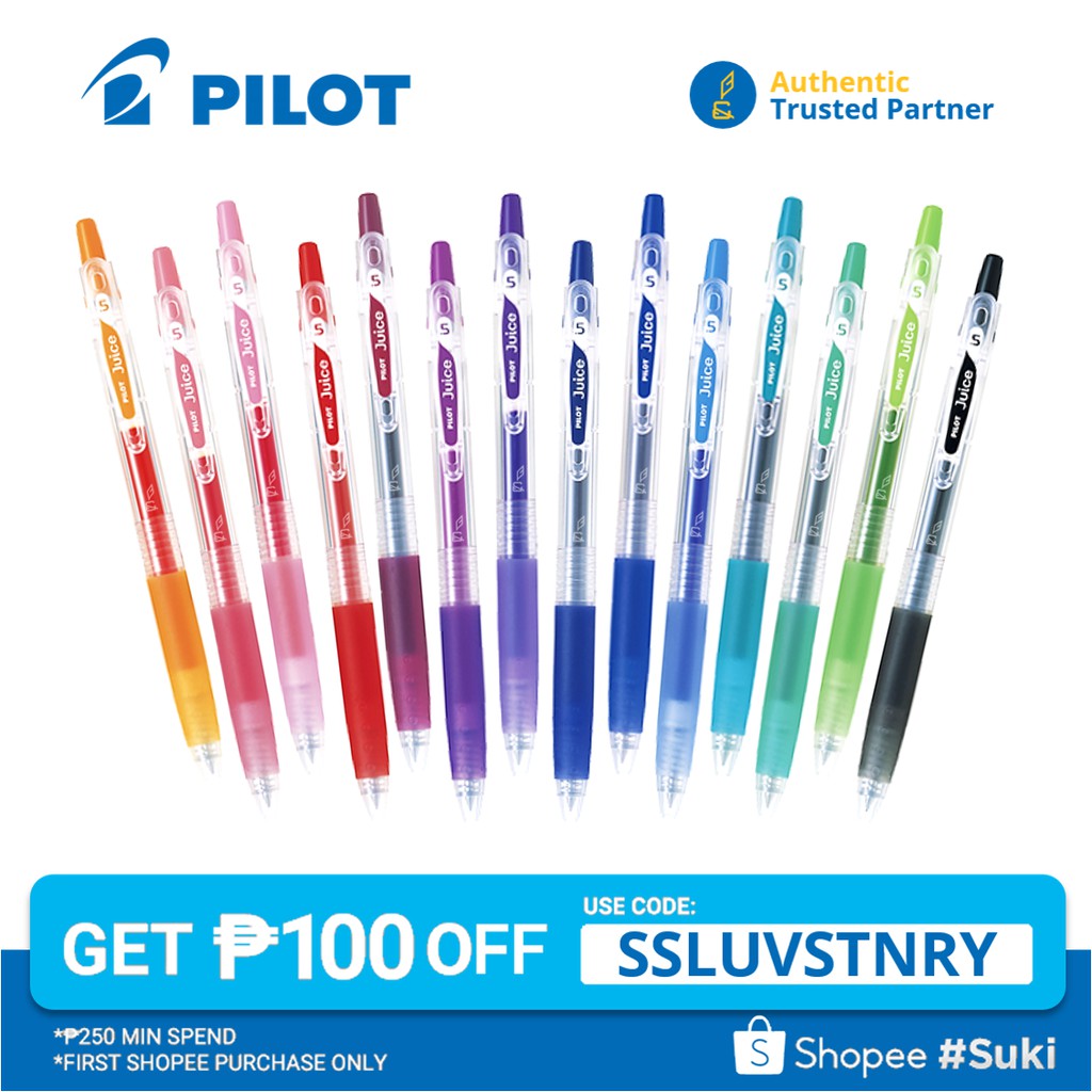 PILOT Juice Classic Retractable Gel Ink Pens 0.5mm 0.7mm Shopee