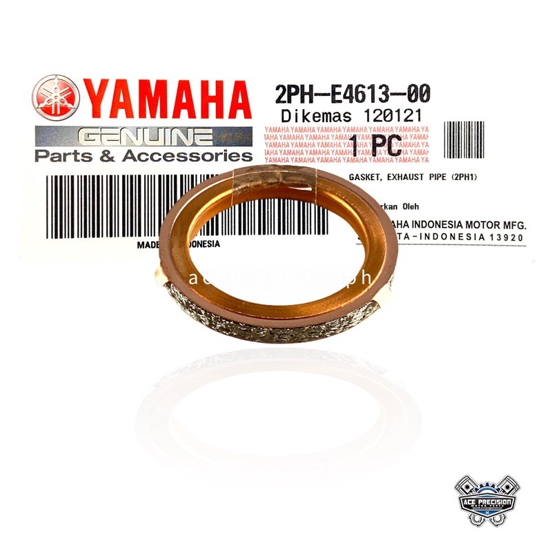 EXHAUST GASKET MIO i125/GRAVIS YAMAHA ORIGINAL 2PHE461300 Shopee