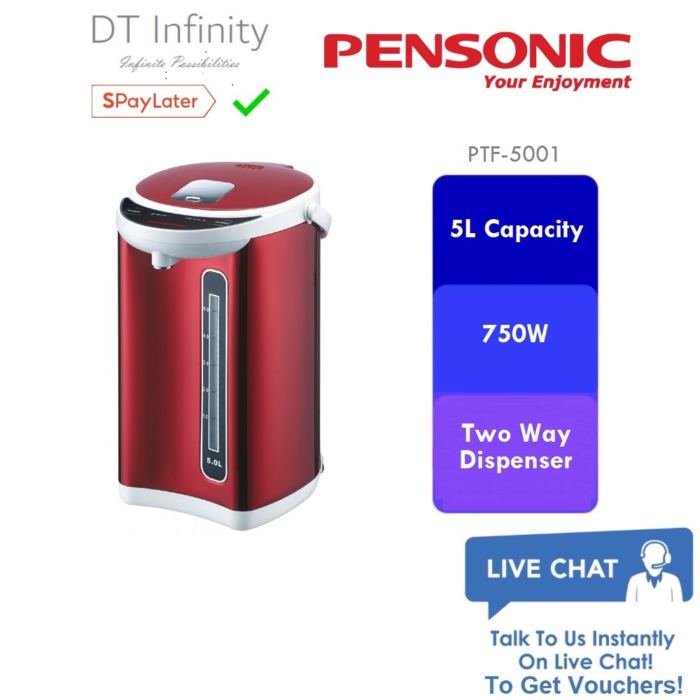gZlj Pensonic 5L Thermo Pot Airpot Thermopot Water Dispenser Electric