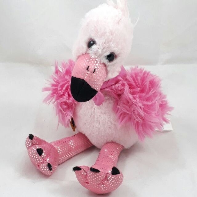 flamingo teddy bear