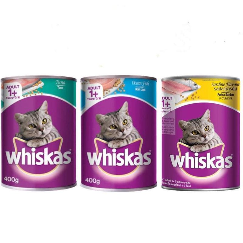 Whiskas in Can 400g Catfood Wetfood Shopee Philippines