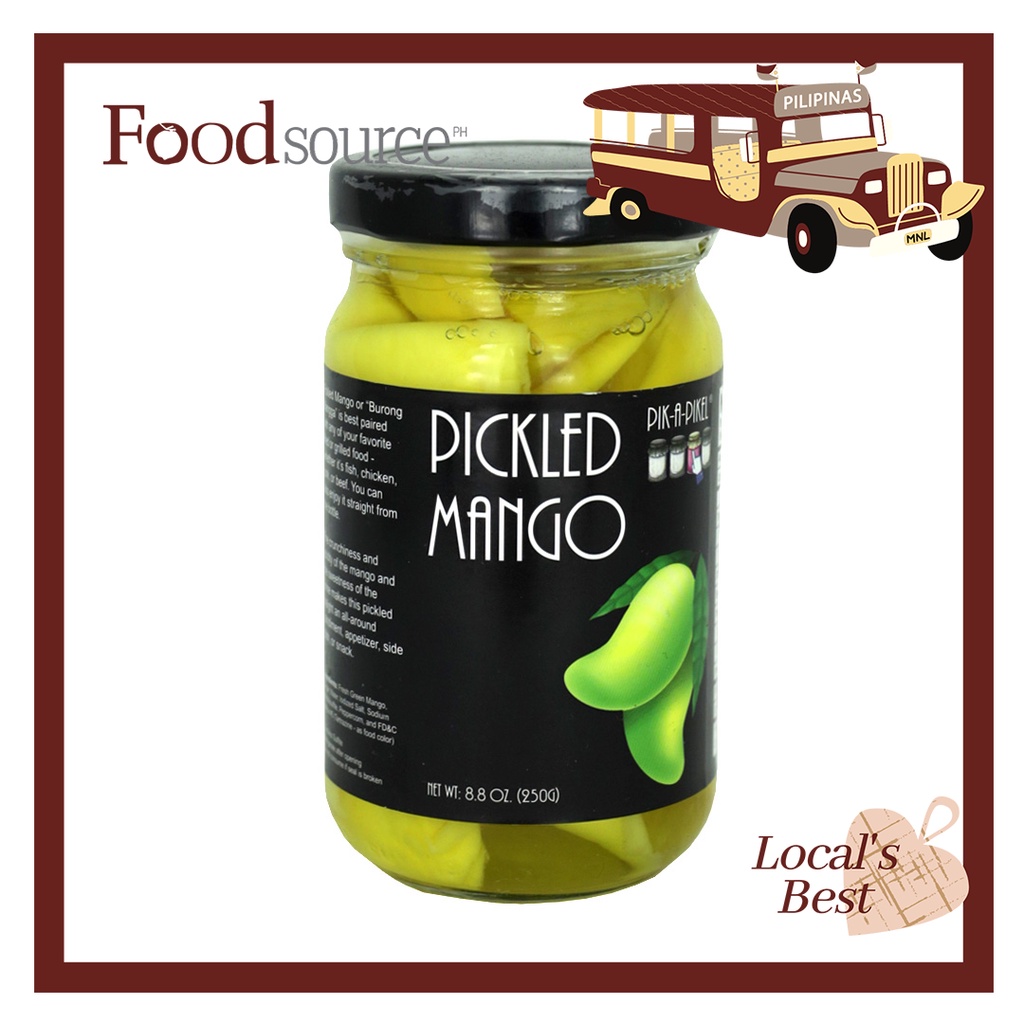 PikaPikel Pickled Mango Original 250g Shopee Philippines