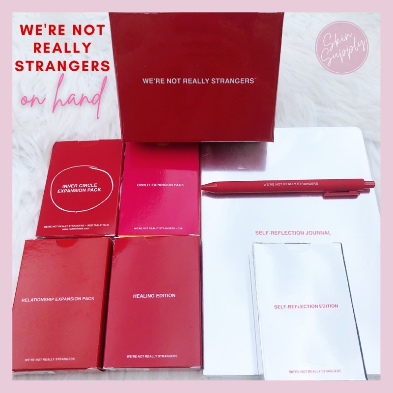 WNRS We're Not Really Strangers Card Game Relationship Self Reflection