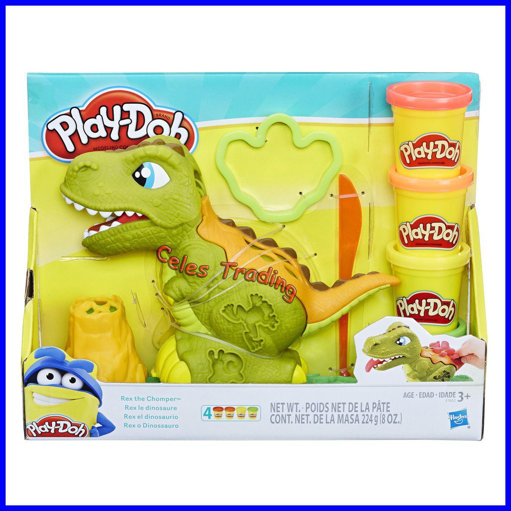 CTR Play Doh Rex The Chomper Dinosaur Colorful Clay Dough DIY Molding Clay  Art Craft Clayset Toy Set | Shopee Philippines