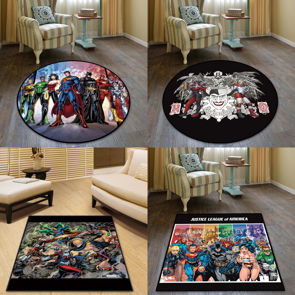 Superman Batman Mat Bedroom Living Room Home Non Slip Absorbent Computer Shopee Philippines