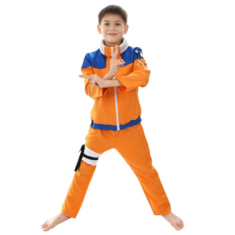 Hot New Childs Naruto Japanese Anime Uzumaki Goku Cosplay Costume | Shopee  Philippines