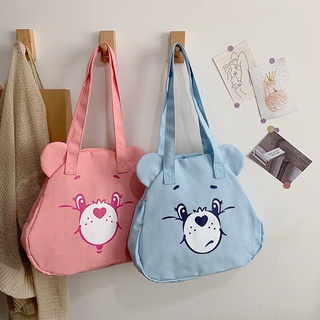 New Style Fashionable Women's Bags Female Canvas Shoulder Cartoon Japanese Korean Hand-Carry Tote Casual #1