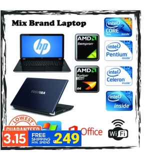 HP/asus  laptop used window netbook super smooth