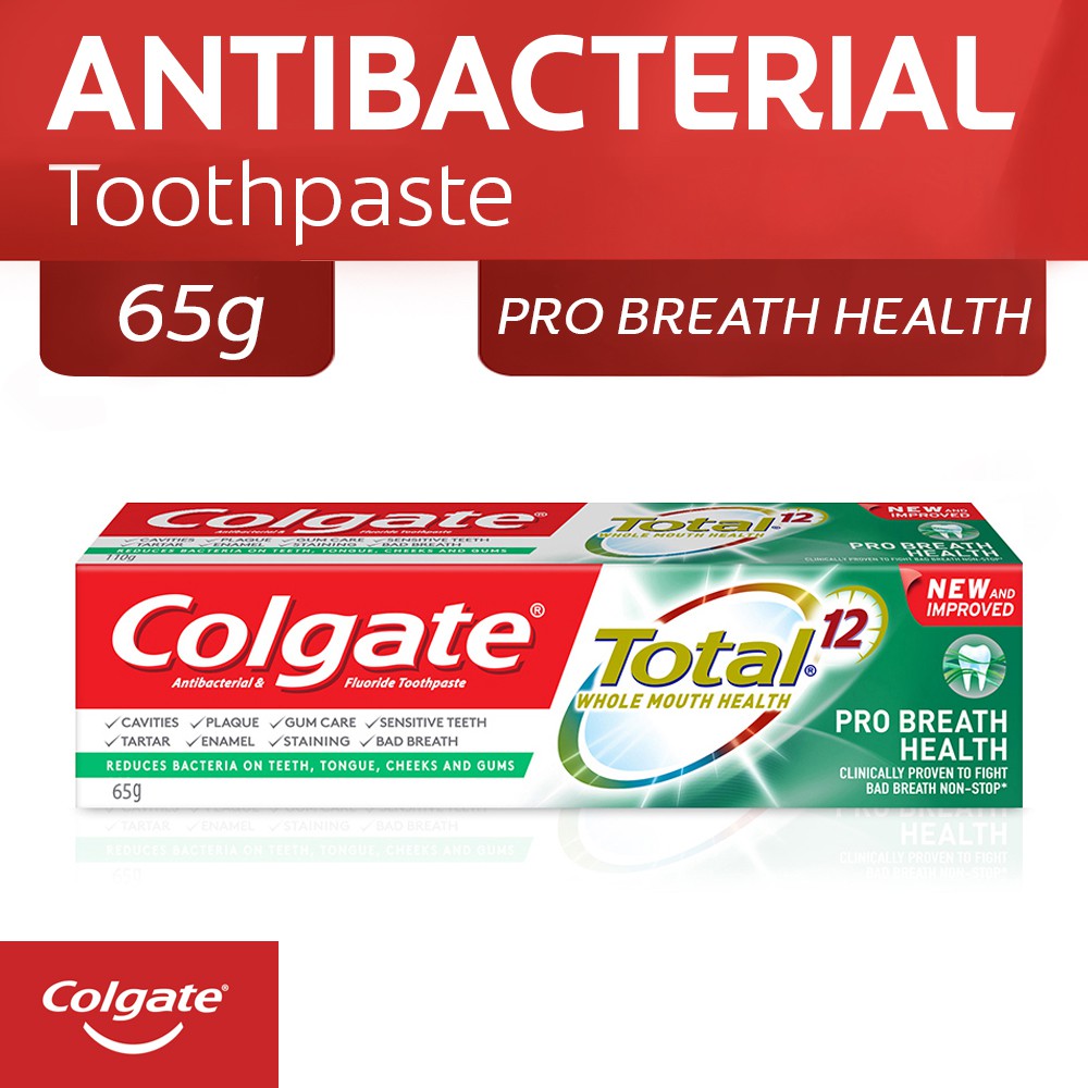 Colgate Total ProBreath Health MultiBenefit Antibacterial Toothpaste