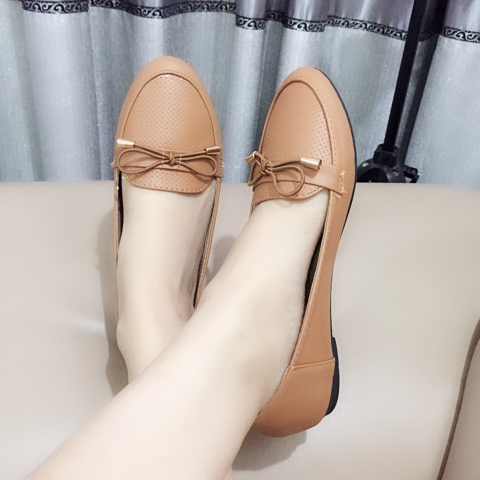 Korean Women Flat shoe Loafers 823-335 | Shopee Philippines