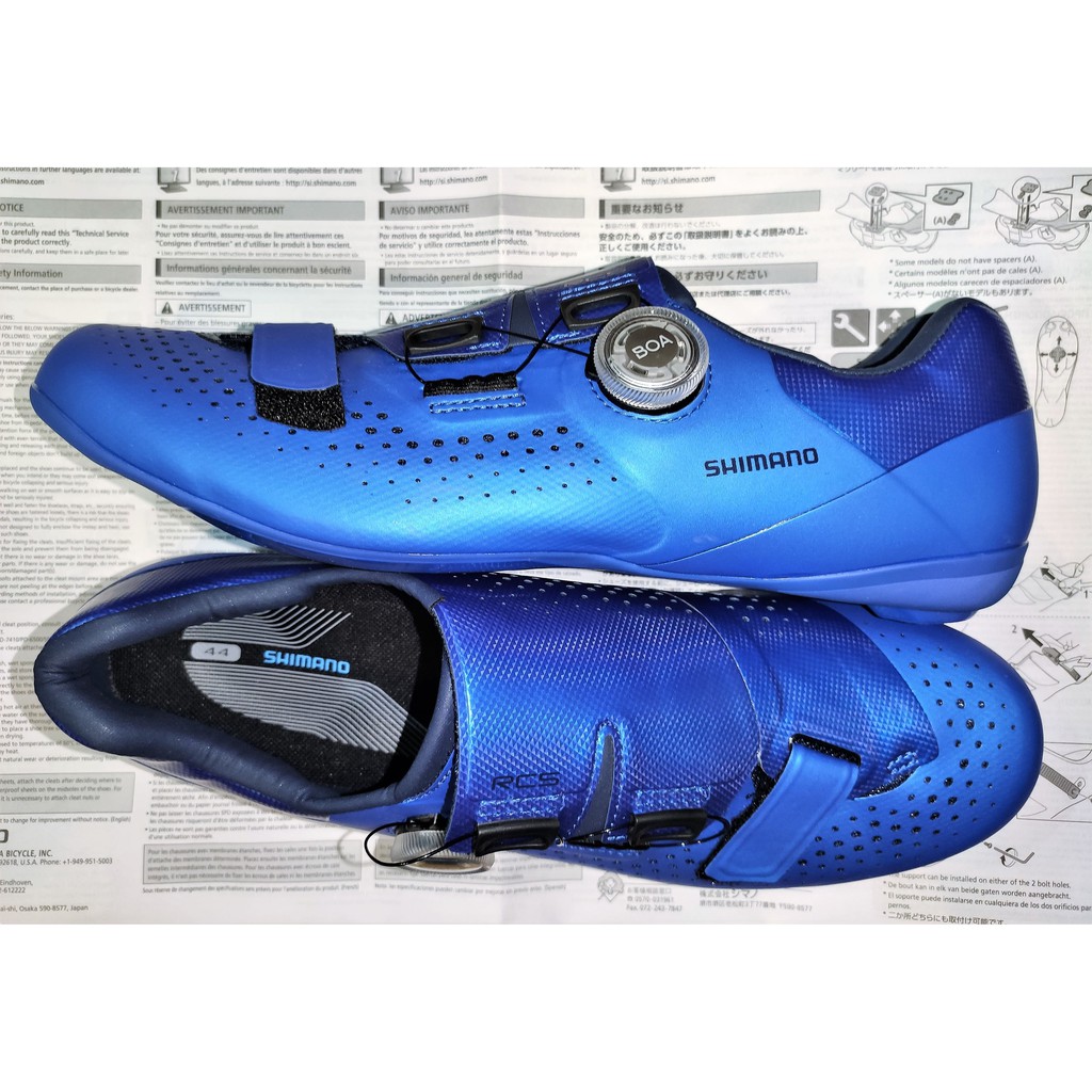 SHIMANO RC5 Road / Indoor / Outdoor Cycling Bike Shoes Blue OR Black