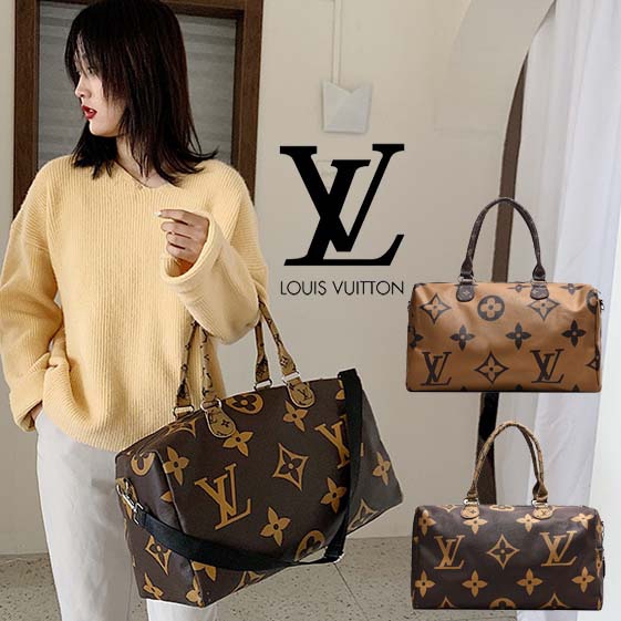 Louis Vuitton LV Travel Duffle Luggage Bag Weekend Bag Women Bag Handbag Totebag | Shopee ...
