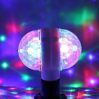 [HOMYL1] 1pc LED Lamp RGB Rotating Multi Coloured Disco Light Bulb Home Party KTV #2
