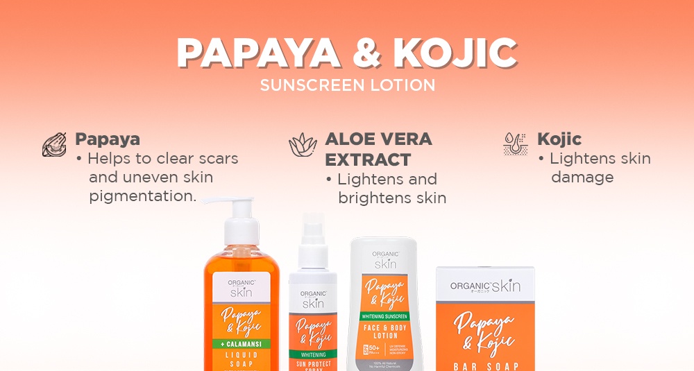 Buy 1 Take 1 Organic Skin Japan Papaya & Kojic Whitening Soap with