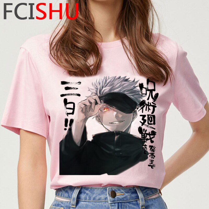 Jujutsu Kaisen Yuji Itadori clothes t-shirt men kawaii 2021 couple ...