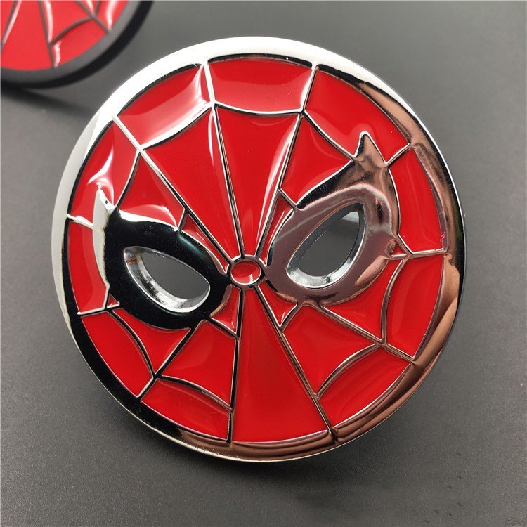 Metal Marvel Spiderman Logo Car Front Grille Emblem Sticker | Shopee  Philippines