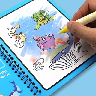 Magic Coloring Book Kids book For Kids educational toys for kids Magic Water Drawing Book With Pen