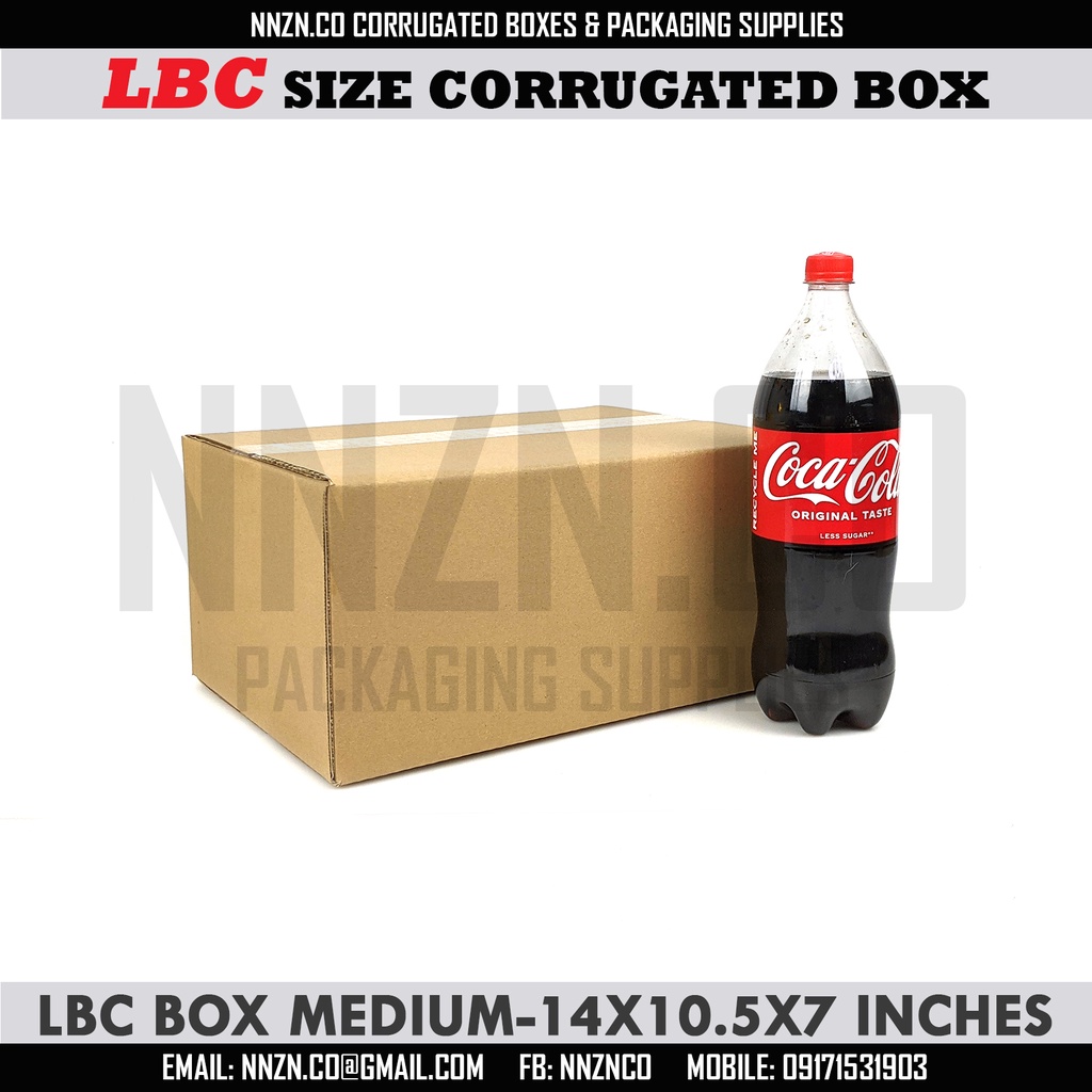 NNZN Medium LBC Express Sizes Corrugated Cargo Shipping Boxes Packaging